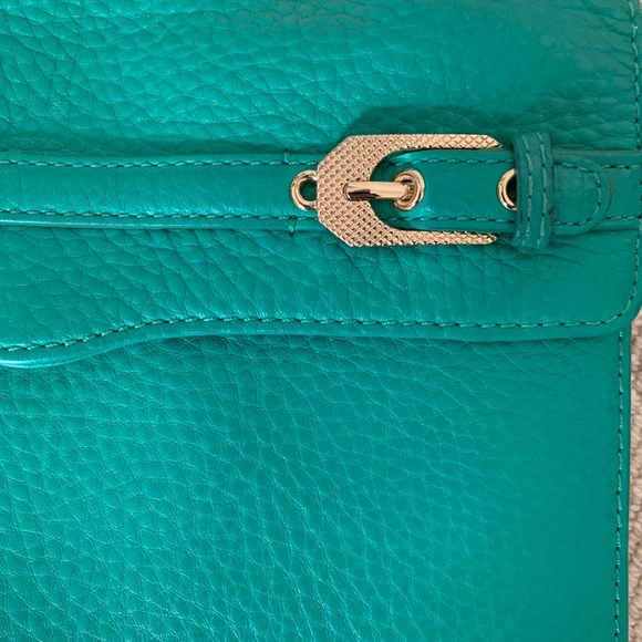 Rebecca Minkoff Turquoise Clutch w Strap - Picture 4 of 6